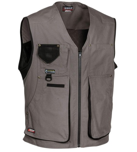 Gilet multitasche tessuto 100 - gilet,