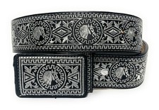 Cinto charro bordado hilo - cinto,