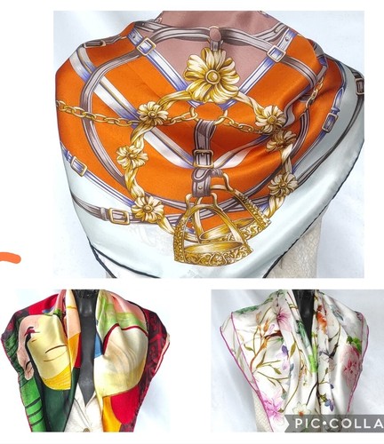 Foulard pura seta 100 - pura, 100%