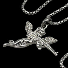 COLLANA ANGELO CON MITRA IN