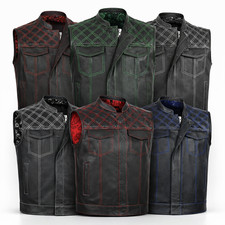 Gilet in pelle da motociclista