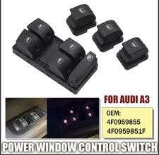 Tasti AUDI A3 8P A6 Q7 4F PULSANTI ALZAVETRO Finestrini Alza Cristalli