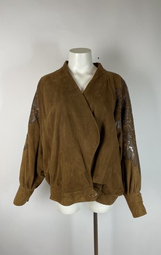 Giacca pelle marrone - , chiaro