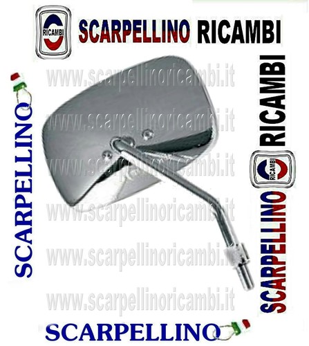 Specchio destro cromato - destro,
