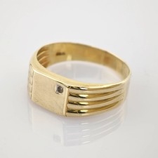 Anello da uomo classico in oro