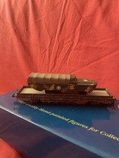 ROCO H0 1.87 CARRO PIANALE CON MEZZO ANFIBIO USA ARTIGIANALE