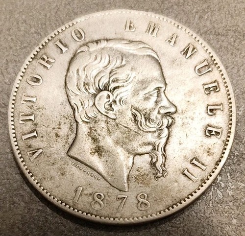 Lire 1878 vittorio - 5,