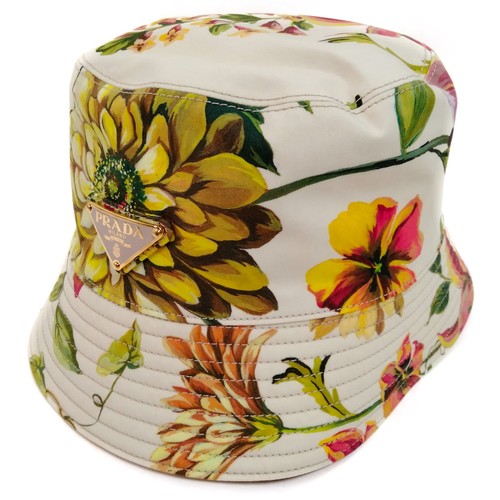 Cappello prada cotone panna - cappello,