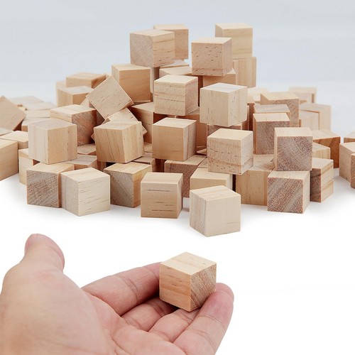 130 pezzi cubo legno 20 - cubo,