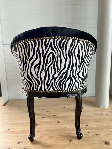 Sedia cocktail velluto nero - sedia,