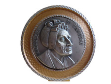 Rare Standing Aluminum Plaque