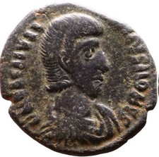 moneta romana antica - Giuliano II apostata Follis SPES REI PVBLICA 355-361 AD