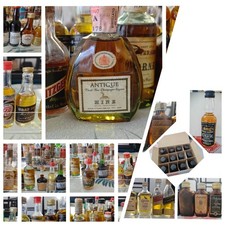 Collezione bottigliette mignon di liquore Wisky Cognac Brandy Totale 85 Pcs 