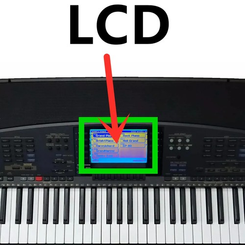 Lcd adatto per - lcd, psr-7000