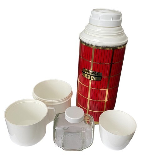 Vintage thermos flask the - vintage, big