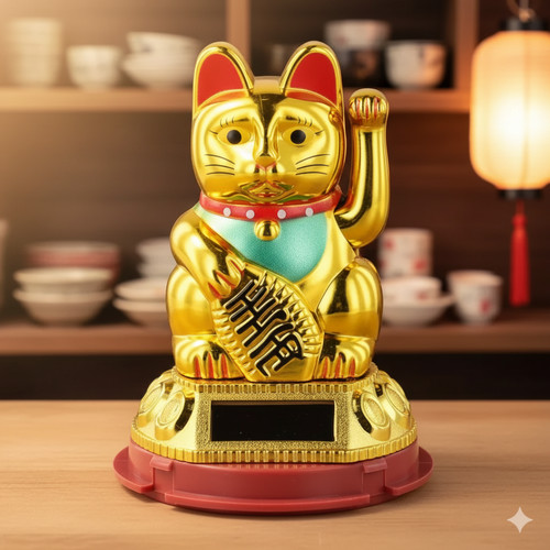 Gatto fortunato ondeggiante - gatto,