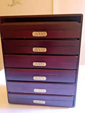 BELGIO 6 KMS 1 CENT A 2 EURO  PROOF PP DAL 2000 AL 2005 + BOX ORIGINALE IN LEGNO