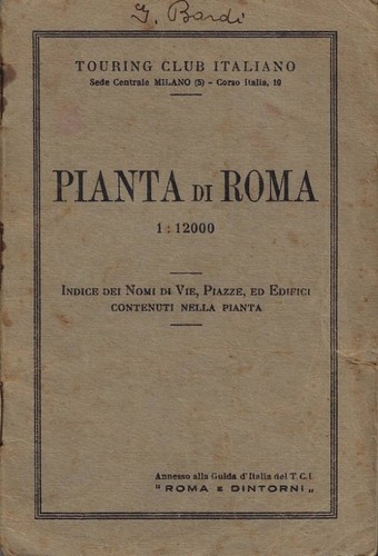 Pianta roma - roma, (1:12000)