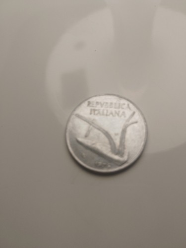 Moneta dieci lire del - moneta,