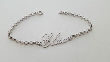 Bracciale con nome argento - con, in