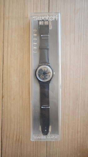 Swatch black motion - black, sab100
