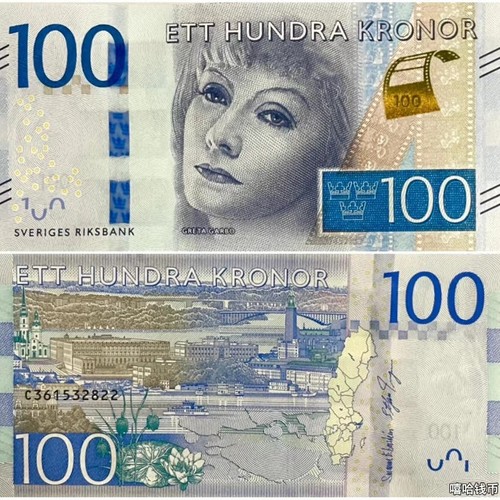 Banconota svezia 100 - svezia, p