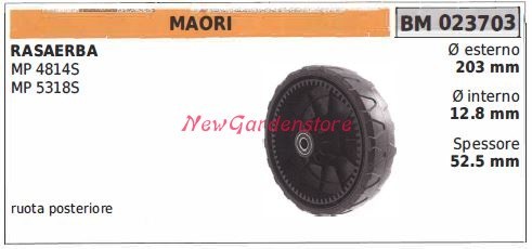 Ruota posteriore maori - ruota,