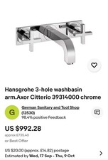 Miscelatore lavabo da parete