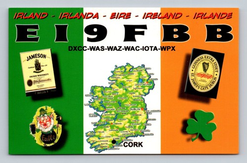 Radioamatore qsl ei9fbb cork - radioamatore,