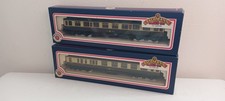 OO gauge NEAR MINT 2x Bachmann 60' Collett GWR Coach 34-050 34-075 3rd 3rd Brake