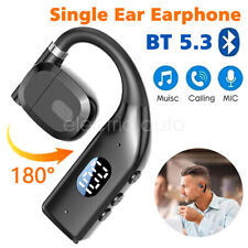 Auricolare a Conduzione Aria Bluetooth 5.3 Earhook Auricolare Singolo Funzione Chiamata