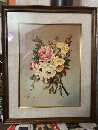 Quadro olio tela con - olio,