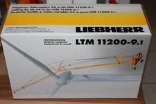 NZG 732 2 punte 54 m per gru LTM 11200 Liebherr punta palo griglia 1:50 NUOVO IMBALLO ORIGINALE