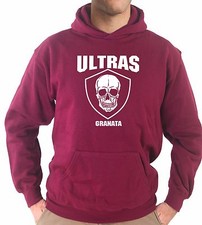 Felpa Cappuccio KJ1651 Ultras Granata Tifosi Torino Curva Toro