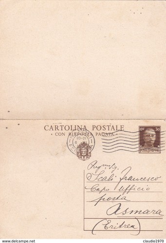 Intero postale 30 con - intero,