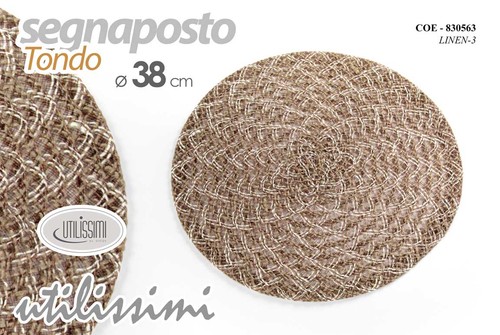 Segnaposto tondo tavola - , etnico