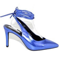 Scarpa tacco donna blu