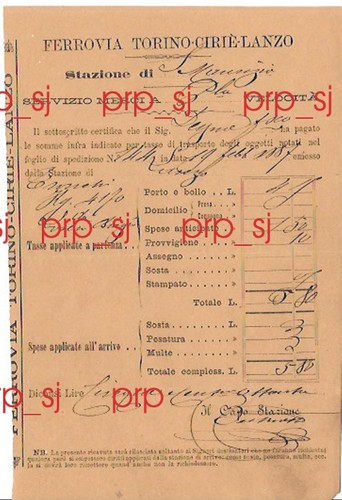 Biglietto treno ferrovia - biglietto,