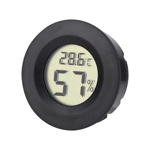 Round digital cigar humidor - round,