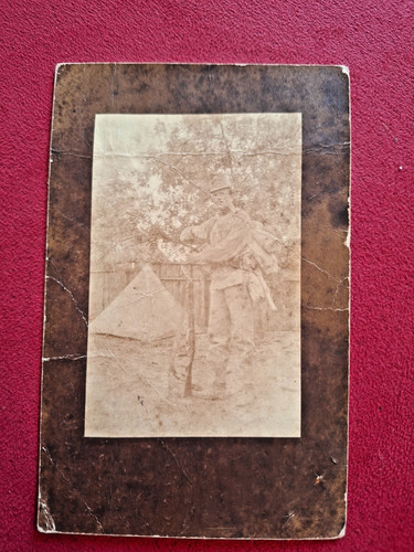 Cartolina foto ww1 soldato - soldato, al