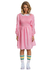 Costume vestito rosa adulto
