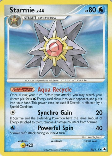 Starmie 111 rising rivals - starmie, 50/111