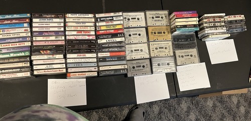 Cassette tape lot - (80+),