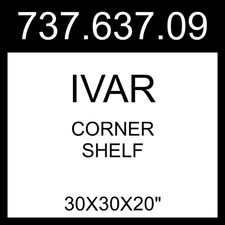 IKEA IVAR Corner Shelf Pine