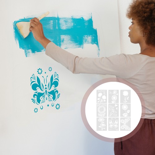 Pezzi stencil pittura - pezzi, pet