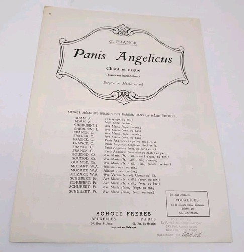Panis angelicus baritono - panis, e