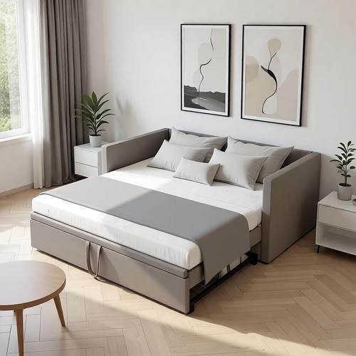 Letto imbottito divano - letto,