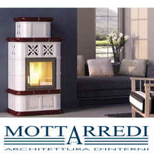 STUFA A PELLET IN CERAMICA