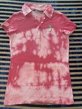 BACI E ABBRACCI ++ POLO ++ ROSA ++ TAGLIA L +++ TIE DYE