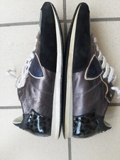 Philippe Model Paris donna sneaker n.40 colore nero e blu elettrico